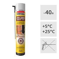 Пена монтажная Soudal ОКНА ДВЕРИ, 750 мл