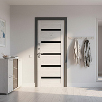 Дверь ТИТАН Букле графит / Сканди Промет