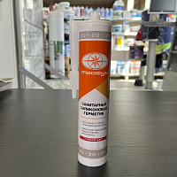 Силиконовый герметик Тайфун санитарный (212) серо-коричневый, 280 мл