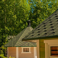 Гибкая черепица ТЕХНОНИКОЛЬ Финская Соната Зеленый, 3 м2