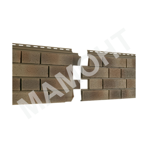 Фасадная панель Ю-Пласт Stone House S-Lock КЛИНКЕР НОРДИК Песок