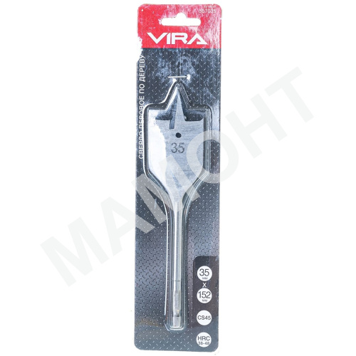 Сверло перовое по дереву 35 х 152 мм VIRA (557035)