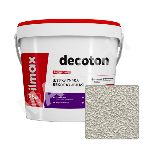 Штукатурка декоративная акриловая ilmax decoton 0,5 мм, 221-1, 25 кг