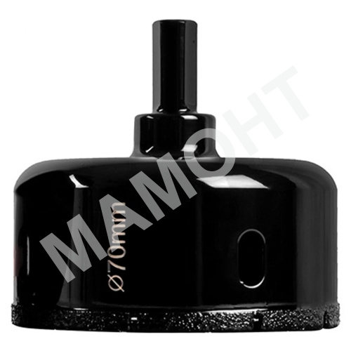 Коронка алмазная по плитке и керамограниту DLT CERAMIC, 70 мм (0048)