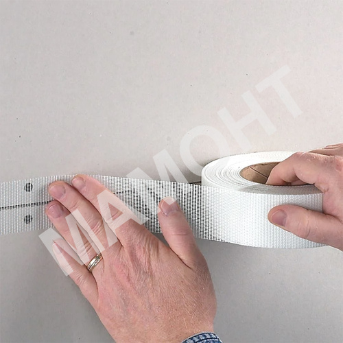 Серпянка стеклотканевая МОЦНАЯ самоклеющаяся СЕТКI НАВАПОЛАЦКIЯ, 4.5 см x 60 м - Фото 2