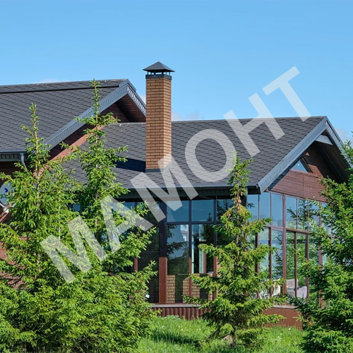 Гибкая черепица ТЕХНОНИКОЛЬ Оптима Соната Серый, 3 м2