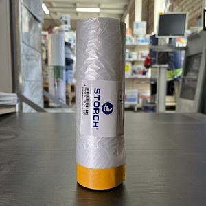 Пленка укрывочная с малярной лентой Storch CQ Folie Goldband, 2.7 x 16 м (43,2 м2)