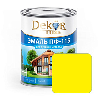 Эмаль ПФ-115 DEKOR желтая