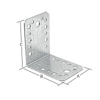 Уголок крепежный KU 90*105*105 мм