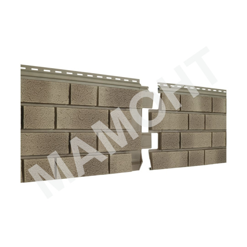 Фасадная панель Ю-Пласт Stone House S-Lock КЛИНКЕР БАЛТИК Пустыня