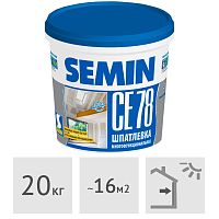 Шпатлевка универсальная SEMIN СЕ 78 universal (синяя крышка), 20 кг