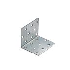 Уголок крепежный равносторонний KUR 50 x 50 x 60 мм, металл 2,0 мм ЕКТ (V020219)