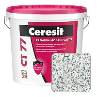 Штукатурка мозаичная силикон-акриловая Ceresit CT 77, CANADA 2, 25 кг