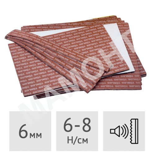 Комплект для шумоизоляции канализационных труб TONLOS PIPE