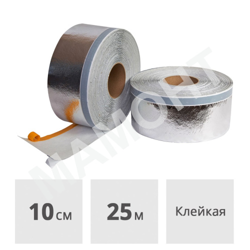 Лента пароизоляционная внутренняя для монтажа окон EUROBAND ВЛ(а) 100 мм х 25 м