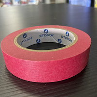 Лента малярная для идеальных кромок 25 мм х 50 м STORCH Sunnypaper Premium розовая