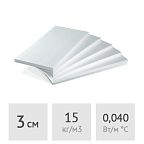 Пенопласт ППТ-15Н-А-Р (3 см) 100 х 50 см