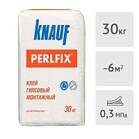 Клей гипсовый для гипсокартона Knauf Perlfix, 30 кг