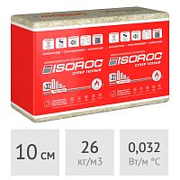 Плиты из минеральной ваты 10 см ISOROC Супер Теплый 3,05 м2