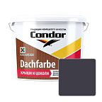 Краска Condor Dachfarbe Крыши и цоколи D 24 (RAL7024 графит), 3,25 кг