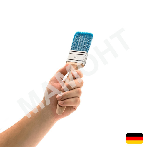 Кисть плоская Solid Pro L, сине-белая, 50 мм МАМОНТ (INS-MMNT-1094)