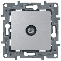 Розетка TV (антенна) Legrand ETIKA, алюминий