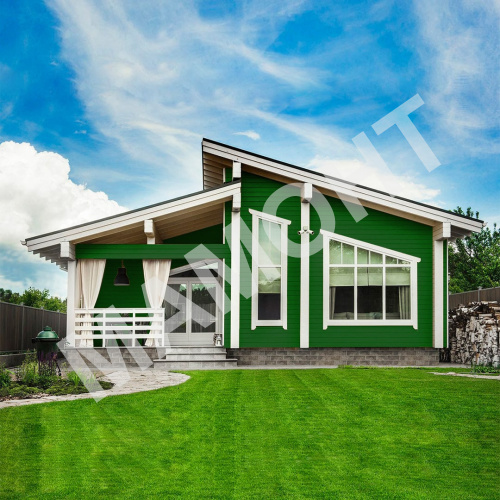 Эмаль по металлу и древесине ПФ-115 MAV ECOL зеленая глянцевая - Фото 2