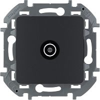 Розетка TV (антенна) Legrand INSPIRIA, антрацит