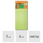 Подложка 3 мм листовая SOLID XXL салатовая, 120 см x 50 см (10 плит = 6 м.кв.)