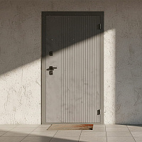 Дверь РОНА Зеркало Бетон графит / Арктик Промет