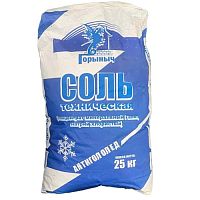Соль техническая Горыныч Антигололед, 25 кг