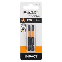 Биты "звездочки" TORX-20 50мм торсионные (2 шт.) RAGE by VIRA (554147)