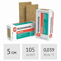 Фасадный утеплитель в плитах 5 см ТехноФас Коттедж 4,32 м2