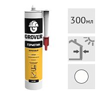 Акриловый герметик Grover A100 белый, 300 мл