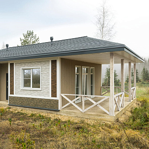 Фасадная панель Ю-Пласт Stone House S-Lock ТАГАНАЙ Таёжный