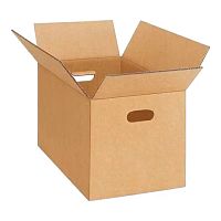 Коробка из гофрокартона (целлюлоза) для переезда 600 x 400 x 400 мм с ручками