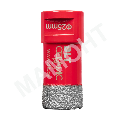 Коронка алмазная по керамограниту DLT CERAMIC PRO, 25 мм (0691)