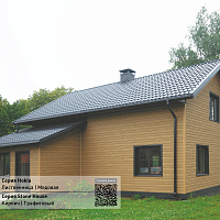 Фасадная панель Ю-Пласт Hokla ЛИСТВЕННИЦА Медовая