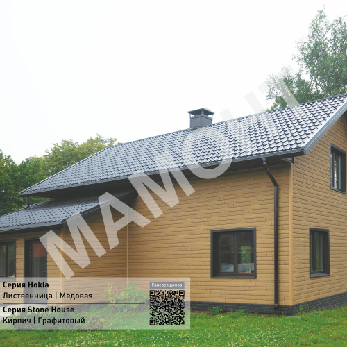 Фасадная панель Ю-Пласт Hokla ЛИСТВЕННИЦА Медовая - Фото 2