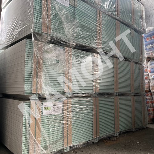 Гипсокартон стеновой (12.5 мм) влагостойкий Knauf 120 x 300 см - Фото 5