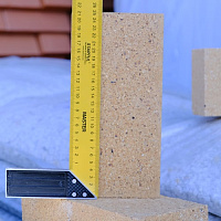 Кирпич огнеупорный прямой (шамотный) ША-8 (250 x 124 x 65 мм)