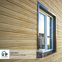 Фасадная панель Ю-Пласт Hokla ЛИСТВЕННИЦА Светлая