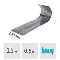 Профиль гибкий угловой Knauf 200 мм, сталь 0.6 мм, длина 15 м