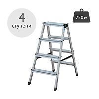 Стремянка двухсторонняя профессиональная 4 ступени T24204