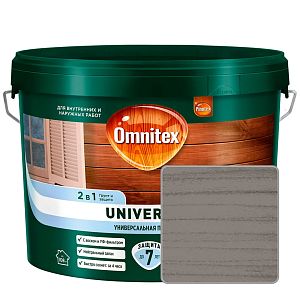 Пропитка Omnitex (Pinotex) Universal 2 в 1 Скандинавский серый