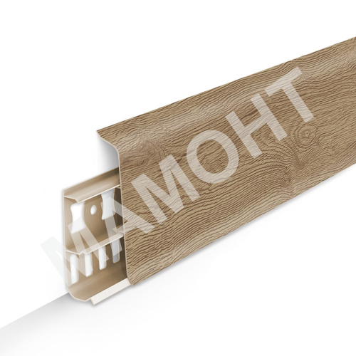 Плинтус напольный 70 мм Ideal Деконика 228 Дуб классик