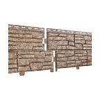 Фасадная панель Ю-Пласт Stone House СЛАНЕЦ Бурый