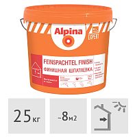 Шпатлевка готовая к применению Alpina Expert Feinspachtel Finish, 25 кг NEW