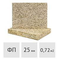 Фибролитовая плита (ФП) Nordeco-Б 120 х 60 см, 25 мм