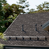 Ламинированная гибкая черепица Docke PIE DRAGON STANDARD серый, 2,38 м2